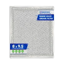 Range Hood Filter Replacement for Braun Nu-Tone BP55 Hood Grease Filter 8" x 9.5" - Aluminum Mesh Screen Hood Vent Filter for Range Hood - Filters Grease from Entering Kitchen Stove Overhead (1-Pack)