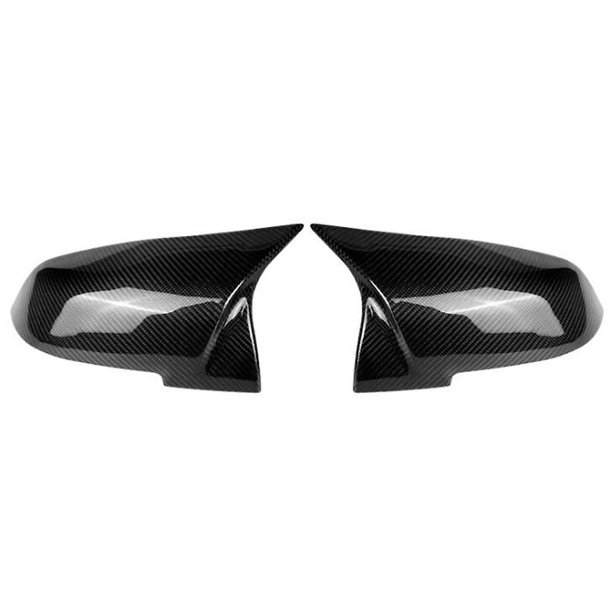 1pair Side Rearview Wing Mirror Cover Caps For Bmw 1 2 3 4 Series F20 F30 F31 F32 F34 F36 E84 2014 -2018 Abs Gloss Black