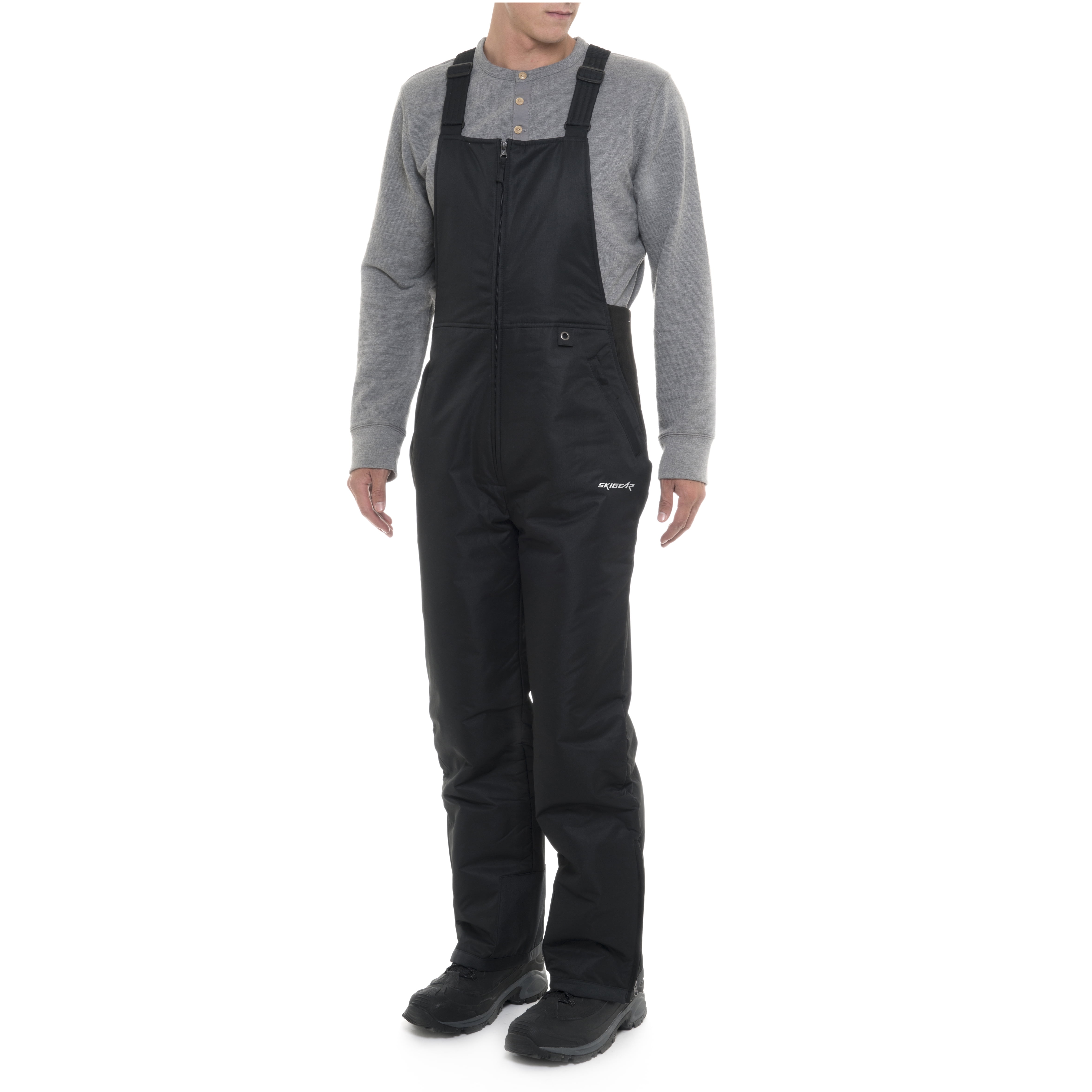 Snow Overalls for Men Essential Insulated Bib Overalls Waterproof Breathable Ski Pants