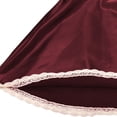 thumbnail image 7 of Faux Leather Pleated Mini Skirt for Women High Waisted Lace Hem A Line Mini Skirt, 7 of 7