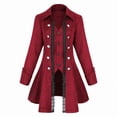 thumbnail image 1 of Chaqueta estilo pirata Steampunk Costume Rainday para mujer, estilo gótico, talla S, 1 of 6