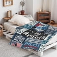 thumbnail image 3 of Pilot Throw Airplane College Blanket, Pilot Gifts for Pilot, Soft Fuzzy Flannel Throw Blanket Lightweight Warm Blanket for Kids Adult Bed, Sofa, Bed Room Decoration 50"x60", 3 of 6