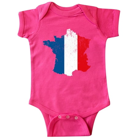 

Inktastic French Map Flag Gift Baby Boy or Baby Girl Bodysuit