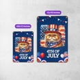 thumbnail image 5 of Patriotic Persian Celebrates 4th of July Vertical Metal Aluminum Sign Cat Lover Kitten Owner Gifts Wall Art Home Decor - 02009, 5 of 5