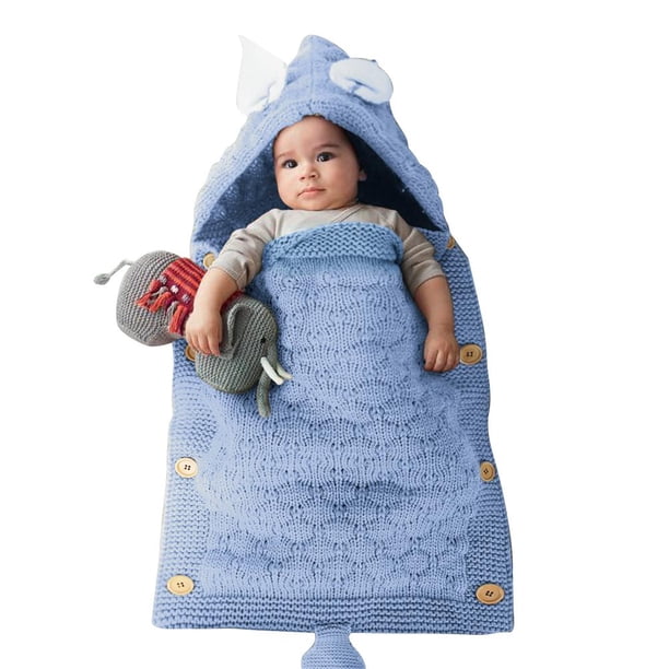 Sobres De Dormir Para Bebés, Bolsas Para Cochecito, Manta Envolvente Para Bebé, Saco De Dormir De Punto Para Bebés De 0 A 12 Meses Speravity BA001252-04