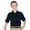 Black, variant on Monterey Club Junior's Combed Cotton Solid Pique Golf Polo Shirt #J301