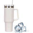 thumbnail image 1 of Tasse Isotherme 1182ML 40OZ, Contenant Isotherme à Café avec Poignée et Paille Tasse à Café en Acier Inoxydable Double Isolation sous Vide Tasse de Voyage avec Couvercle, Verres Réutilisables, 1 of 5