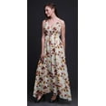 thumbnail image 3 of Bimba Floral Ladies Printed Resort Maxi DrawstringDressSpaghetti Strap Beach Wear-Large, 3 of 6