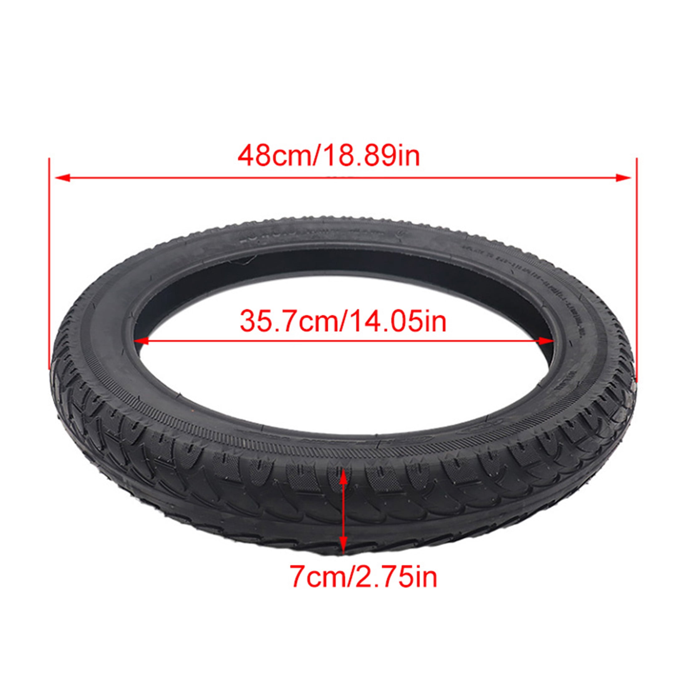 CST18*3.0 Outer Tyre 18x3.0 Off-road Tire 76-355 Tube For 18 Inch Electric Vehicle Electric Tricycle Wheel