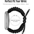 thumbnail image 3 of REQO Compatible with Fitbit Versa 2 Bands, Woven Nylon Friendship Rope Outdoor Survival Weave Adjustable Replacement Straps Wristbands Accessories for Versa Lite,Versa 2,SE, 3 of 7