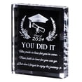 thumbnail image 1 of Inspirational Gift For New Graduates Beam Carved Acrylic Tabletop Decoration Gift Graduation Souvenir, 1 of 6
