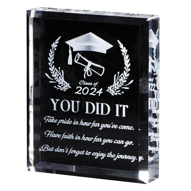 Inspirational Gift For New Graduates Beam Carved Acrylic Tabletop Decoration Gift Graduation Souvenir