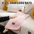 thumbnail image 5 of Holloyiver Fleece Sofa Cover, Super Soft Funny Fuzzy Sofa Couch Covers, Warm Plush, Non-Slip Sectional Sofa Slipcover Furniture Protector for Kids, Pets (Pink, 25"x 35"), 5 of 7