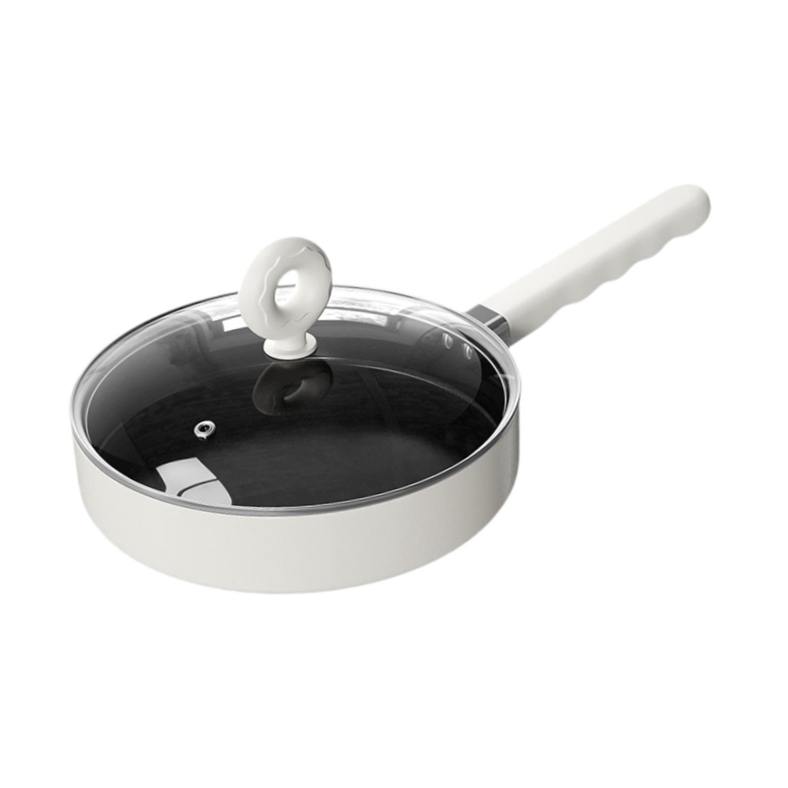 Wswqop Camping Frying Pan Camping Fry Pan Non Stick Gift Tableware Cookware for Outdoor 22cmx5cm