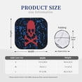 thumbnail image 3 of Gukieu pirate skull Print Car Windshield Sun Visor, Foldable Anti-UV Car Sun Visor Suitable for Vans, Trucks Car Accessories-Medium, 3 of 6