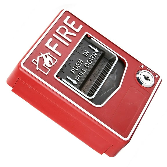 9-28VDC Manual Multiple Wire System Safety Fire Pull Station Alarm Button Call Point