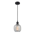 thumbnail image 4 of Innovations Lighting 516-1P Belfast Belfast 6" Wide Mini Pendant - Black, 4 of 6