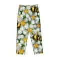 thumbnail image 4 of Daiia Bees and Flower Women's Sleep Pant with Pockets and Drawstring,Pajama Pants-XX-Large, 4 of 9