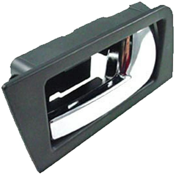Dorman 81781 Rear Passenger Side Interior Door Handle for Specific Ford Models, Chrome Lever; Black Housing