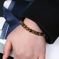 thumbnail image 5 of GKNET Natural Stone Tiger Eye Beaded Bracelet Bangle Energy Women Men Delicate Jewelry Gift New-Natural stone tiger's eye, 5 of 9