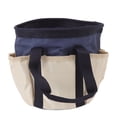 thumbnail image 1 of Garden Tool Tote, Wear Resistant 6 Pockets Comfortable Handle Round Garden Tools Bag Thick  For Men For Gardener Green With Cream Color,Dark Blue With Cream Color, 1 of 8