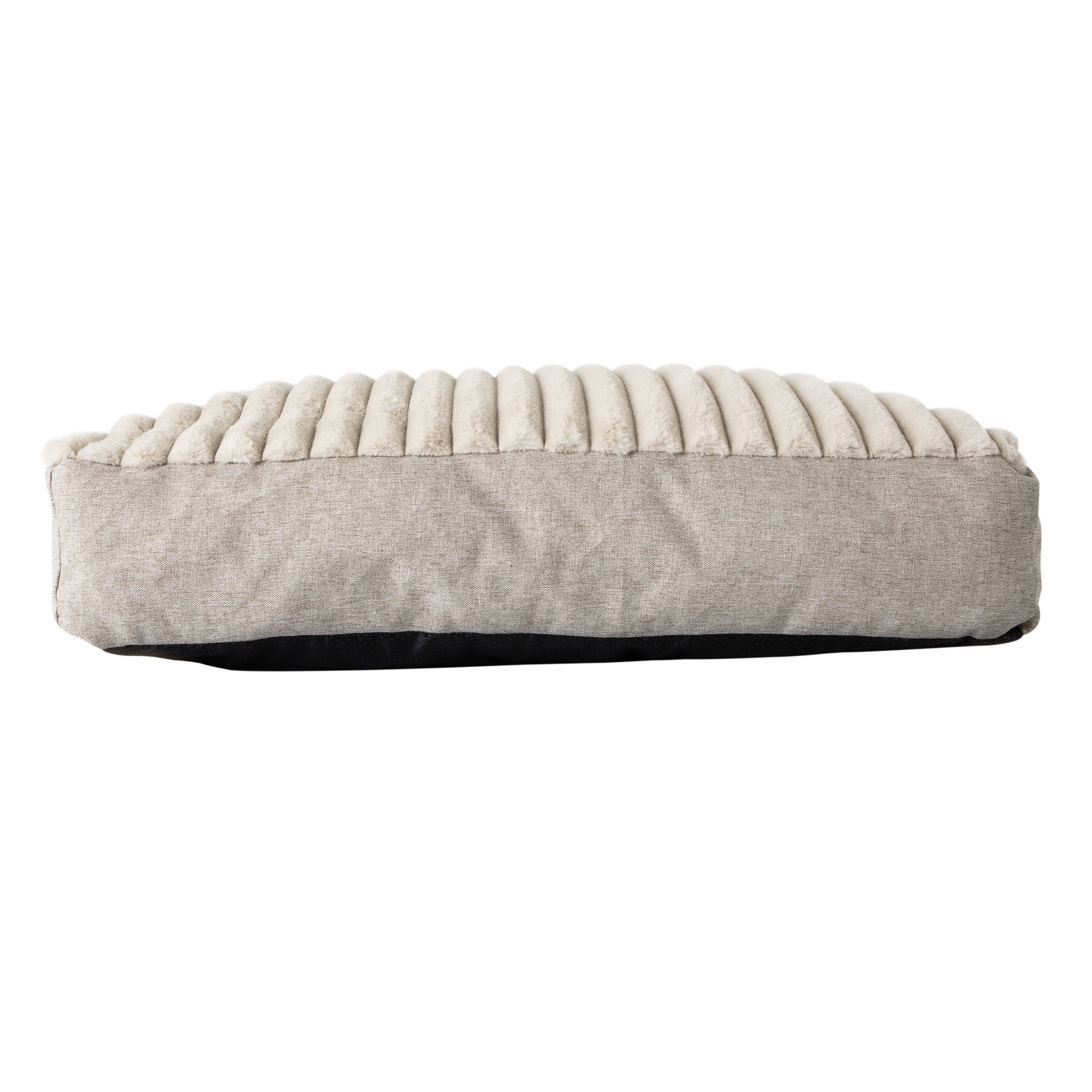 Petmate Square Mattress Dog Bed, Cat Bed, 30 x 30 Inches, Removable Machine Washable Cover, Ribbed Sleep Surface, Assorted