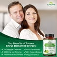 thumbnail image 3 of Zazzee Citrus Bergamot Polyphenolic Extract 1200 mg – 150 Vegan Capsules – Standardized for 40% Polyphenolic Flavanones – Supports Metabolic & Heart Health – Vegan • Non-GMO • Made in USA, 3 of 10