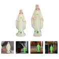 thumbnail image 3 of 2pcs Virgin Mary Plastic Statue Decoration Church Decoration Desktop Adornment, 3 of 8