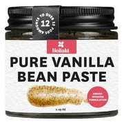 Hand Picked Vanilla Seeds Mixed with Vanilla Extract to make Heilala Pure Vanilla Bean Paste , 2.29 oz.