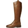 thumbnail image 2 of Cole Haan Hampshire British Tan Leather Rounded Toe Pull On Stacked Heel Boots (British Tan Leather, 5), 2 of 5
