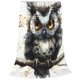 thumbnail image 2 of Balery Whimsical Owl On Branch Manta de Felpa Suave y Acogedora – Cobija de Franela Aterciopelada para Cama, Lavable y Cálida para Sofá, Mascotas, Transpirable-60"x50", 2 of 7