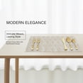 thumbnail image 2 of Ht Viik Placemats Set of 5 Vinyl/Plastic Woven Place Mats for Kitchen Table Indoor/Outdoor Washable Placemat Wipeable Dining Table Mats, 2 of 10