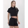 thumbnail image 2 of Conjunto Sudadera Sin Mangas y Short K-Swiss Yogi Color Negro, 2 of 4