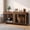 54"Rust Brown, variant on EDX 54" Double Dog Crate Furniture for 2 Dogs,Heavy Duty Dog Kennel Furniture with Divider,Indoor Pet House End Table TV Stand with Extra Large Double Door,Rust