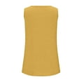 thumbnail image 4 of CHGBMOK Womens Tank Tops Summer Loose Sleeveless Tops Ribbed Trim Scoop Neck Curved Hem, 4 of 5
