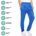 thumbnail image 2 of Daresay Mens 3 Pack Men's Sweatpants Open Bottom Active Athletic Pants Dry Fit Jogger Running Workout Gym Pants with Pockets (Up to 3XL), 2 of 5