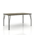 thumbnail image 5 of Furniture of America Zath Industrial Bronze Metal 7-Piece Dining Set by, 5 of 5