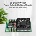 thumbnail image 3 of Adjustable Buck Converter 600W 20A DC-DC Voltage Regulator Module with Display, CC CV Solar LED Driver, 3 of 5