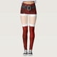 thumbnail image 2 of Gibobby Leggings de Navidad para mujer Pantalones personalizados de Navidad para mujer, mallas de fiesta de muñeco de nieve de Papá Noel, pantalones ajustados para Yoga(Rojo,M), 2 of 5