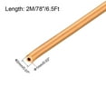 thumbnail image 3 of Uxcell 5/64"x 6.5Ft Refrigeration Tubing Tubing Coil Copper Gold Tone 1pcs, 3 of 5