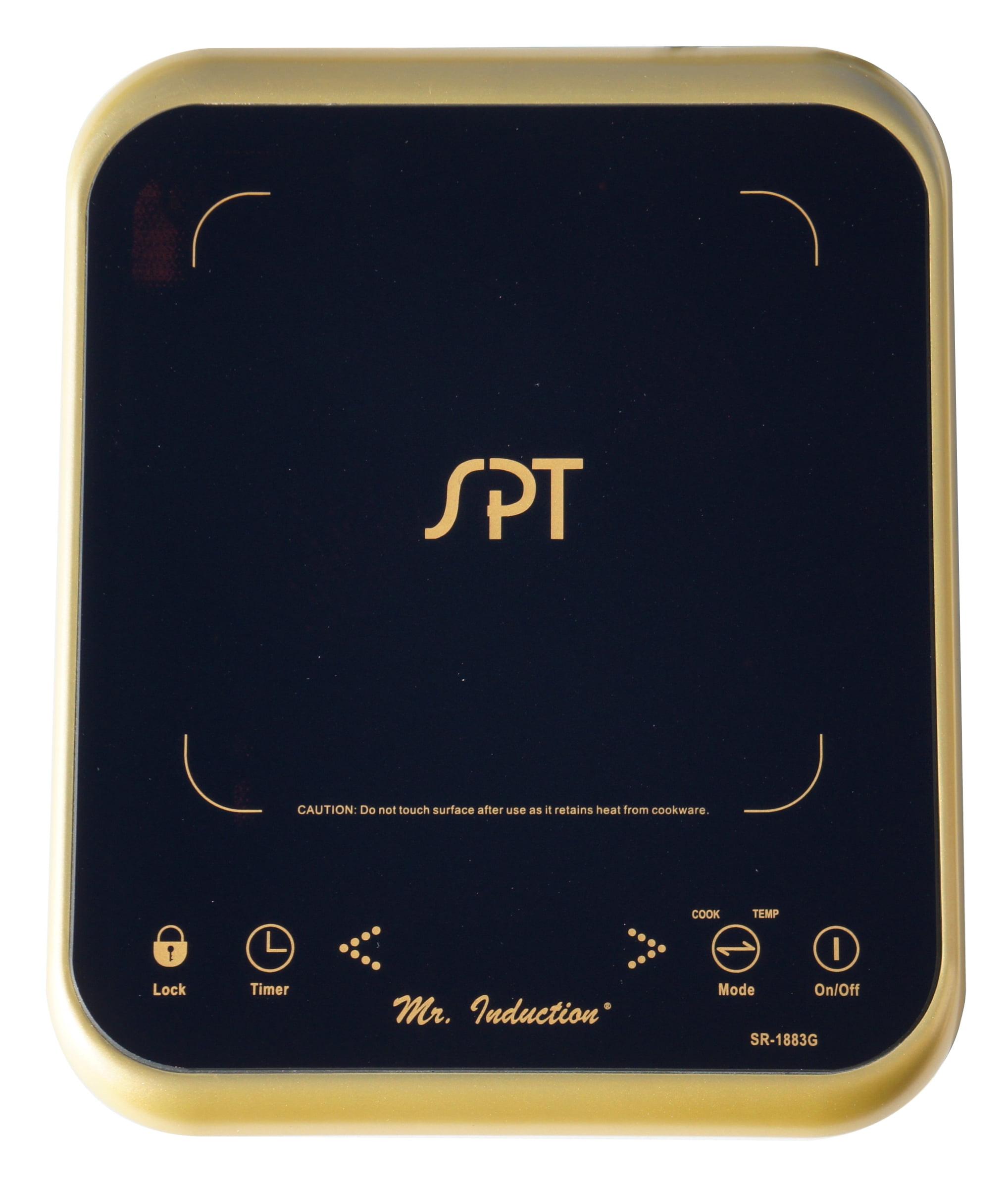 Sunpentown SR-1883G-42B 1650 Gold Induction Cooker with Stainless Steel Pot