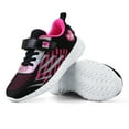 thumbnail image 3 of Kids Sneakers Girls Breathable Light Mesh Sport Shoes Running Shoes for Boys Black Purple Pink Little Kid/Big Kid, 3 of 8