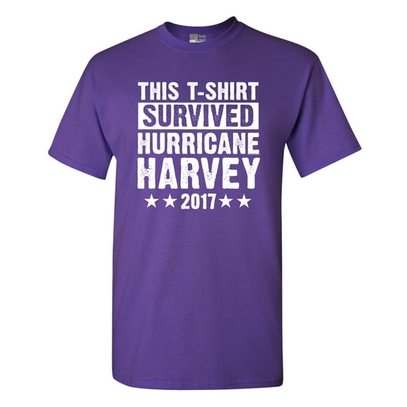 This T-Shirt Survived Hurricane Harvey Houston Texas 2017 DT Adult T-Shirt Tee