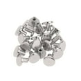 thumbnail image 3 of 40 juegos de material cuero para manualidades, con cinturón, remaches de clavo de latón , tornillos , 8 mm, gris plateado perfecl Tornillo Remache Studs Craft, 3 of 8