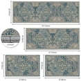 thumbnail image 2 of TECHVIDA Kitchen Rugs 4 Piece Set,Non Slip Machine Washable Kitchen Mats,Boho Vintage Abstract Kitchen Carpet for Farmhouse Living Room Hallway, 2 of 8