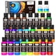 thumbnail image 1 of Set de pintura con aerógrafo Nicpro 24 colores (60 ml) con 2 diluyentes, 1 of 8