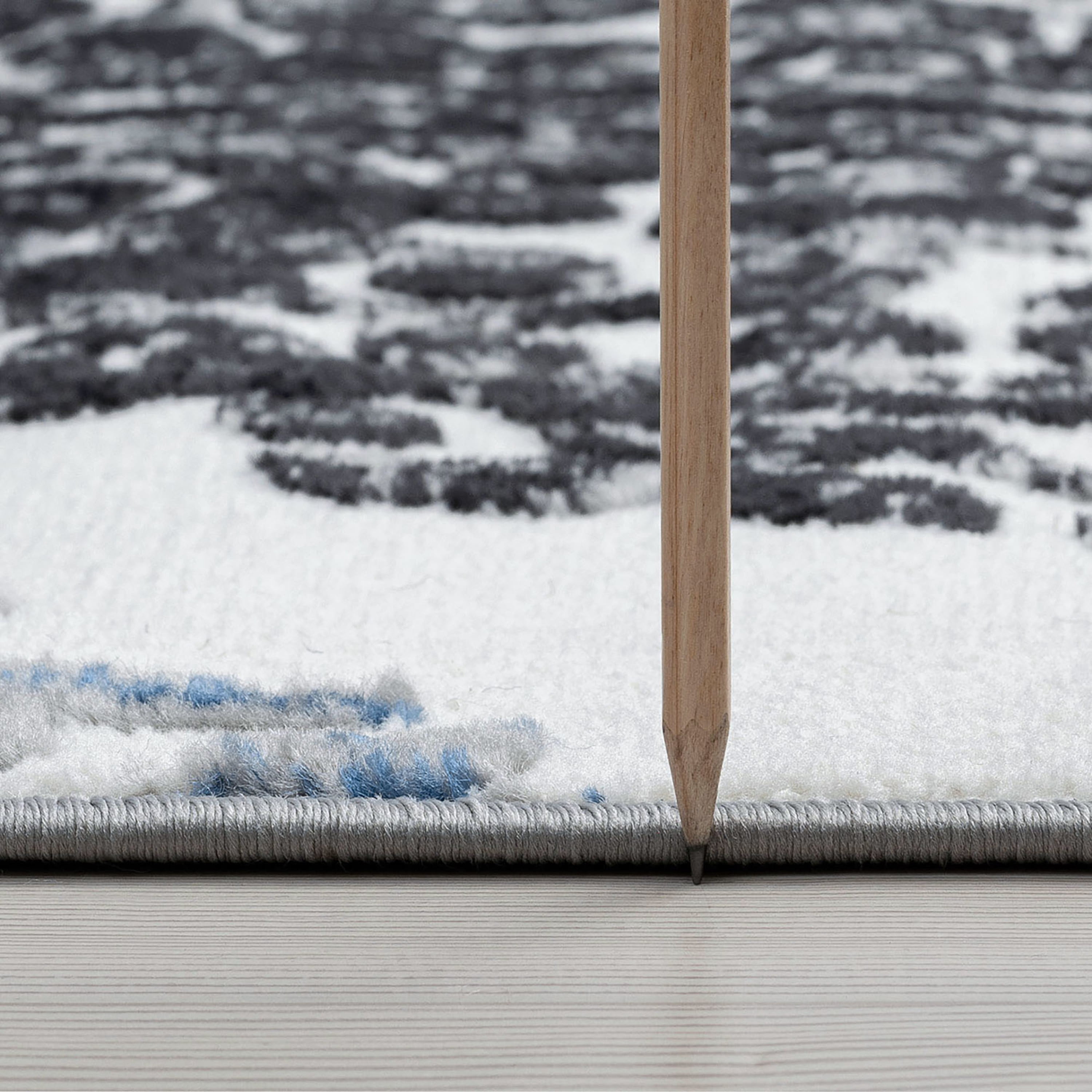 Transitional 2x3 Area Rug (2' x 3') Floral Multi, Blue Indoor Scatter Easy to Clean