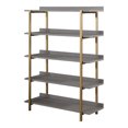 thumbnail image 2 of Furniture of America Chane 5-Shelf Bookshelf, Antique Gray, 2 of 6