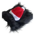 thumbnail image 1 of Gorro de Papá para gatos, cálido y creativo, ideal para disfrazar a tu mascota en estas fiestas. para gatos, cachorros y perros. Negro L, 1 of 8