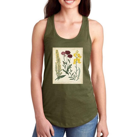 Small Garden Display Iii Racerback Tank Women -Sydenham Edwards Designs, Female x-Large
